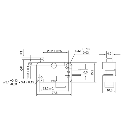 Micro-Interruptor CMV100C